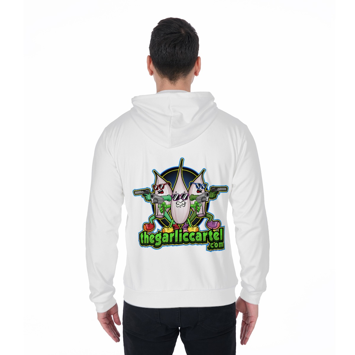 The Garlic Cartel Zip Up Hoodie With Pocket - Image 4