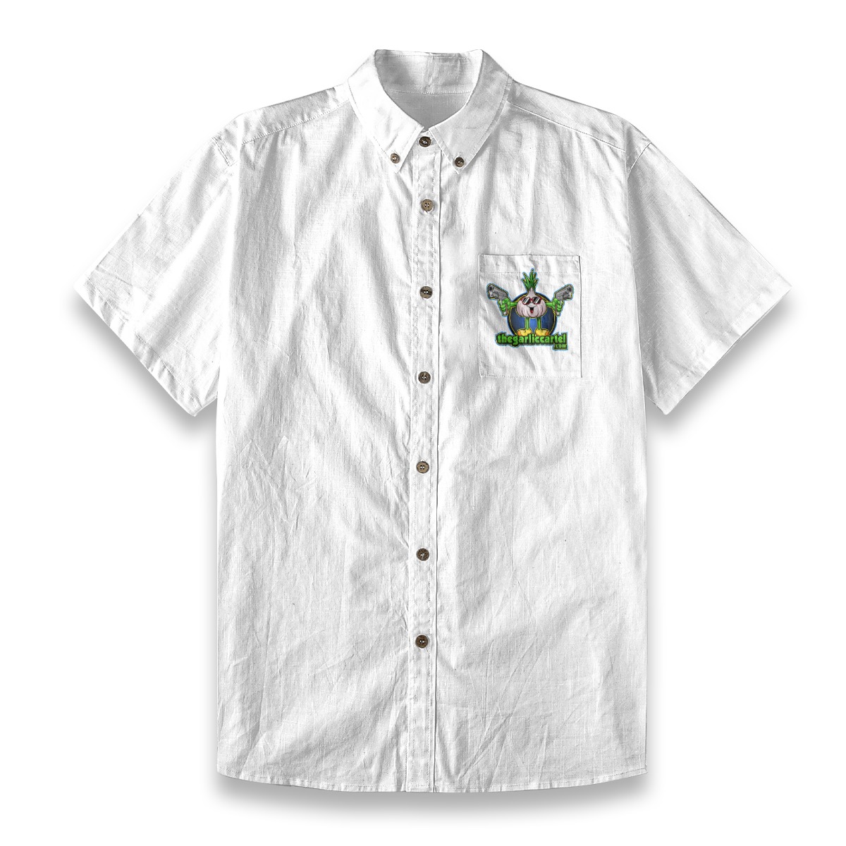 The Garlic Cartel Men's Breathable Cotton Shirt