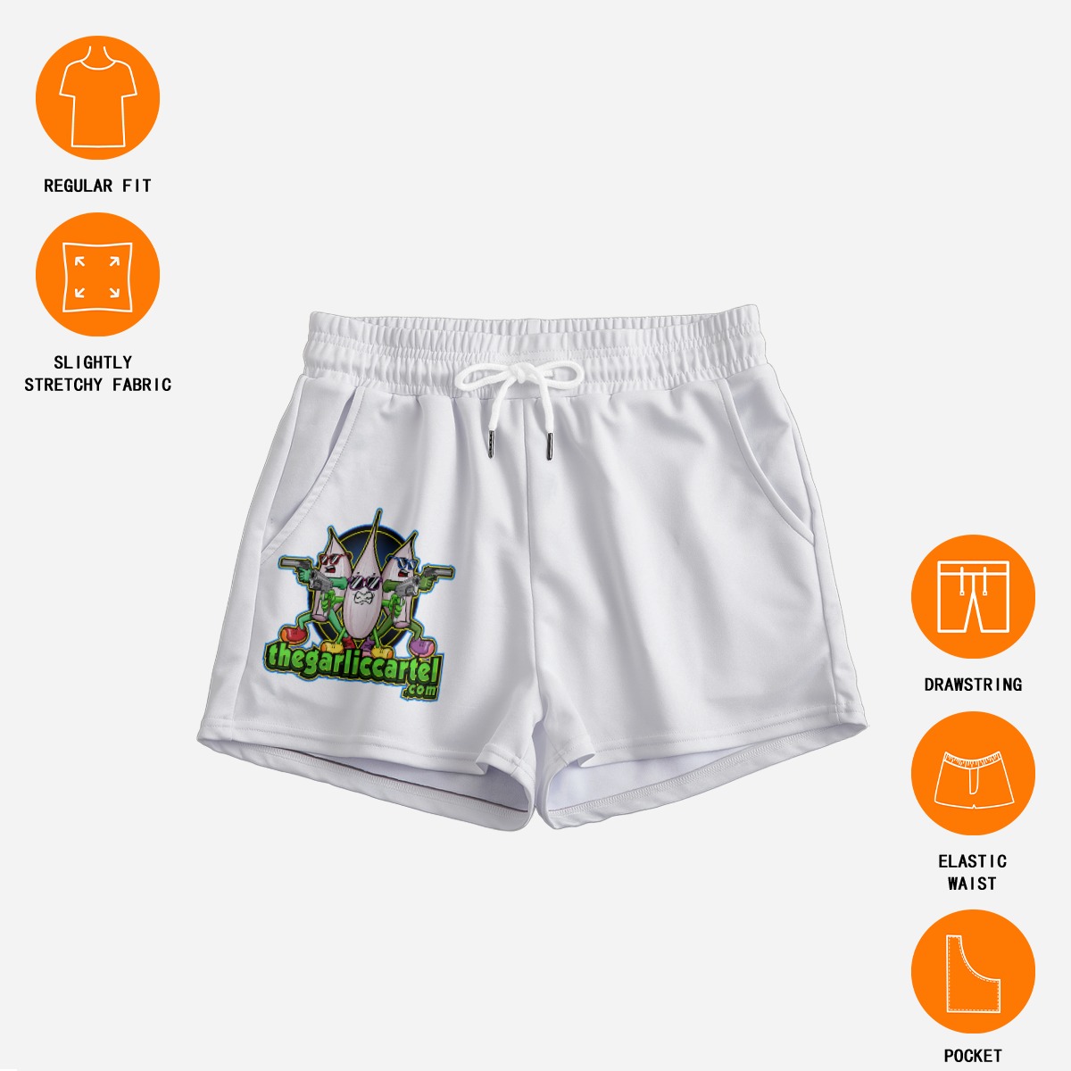 The Garlic Cartel Women's Casual Shorts - Image 4