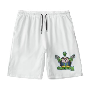 The Garlic Cartel Men‘s Beach Shorts With Lining